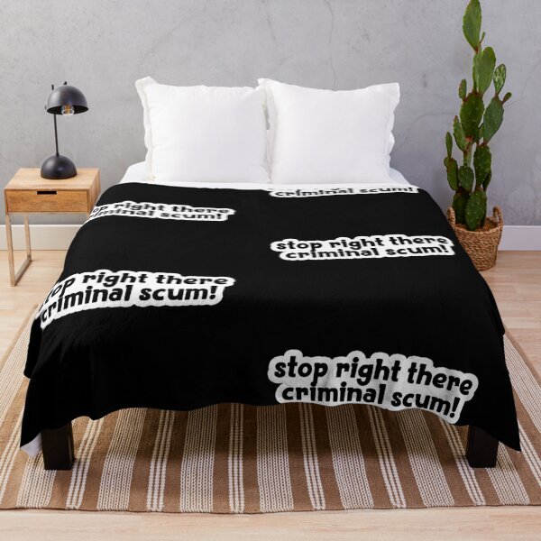 Item preview, stop right there criminal scum Popular Meme Speech designed and sold by mekx.