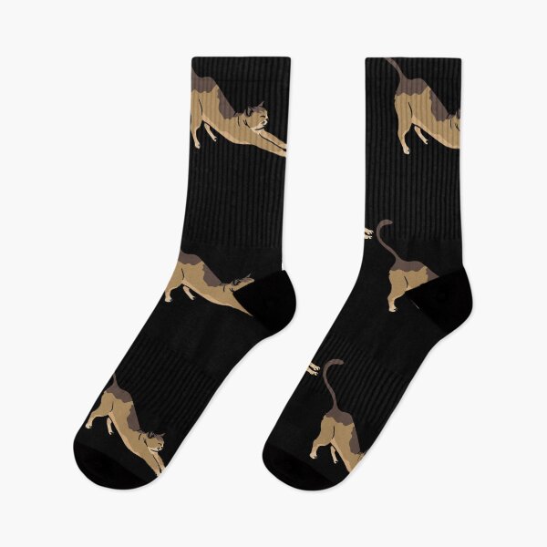 Item preview, cute cat stretches designed and sold by the-animal-dude.