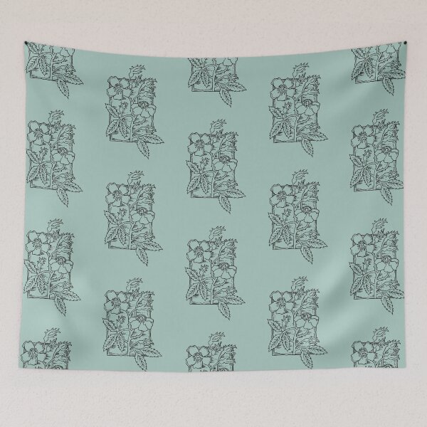 Item preview, Musk Rose, Vintage style flower stamp designed and sold by Colette van der Wal.