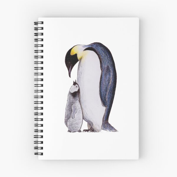 Item preview, Pair of Penguins Drawing Scribble designed and sold by ArtyOrca.
