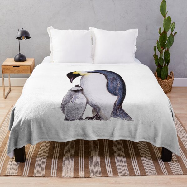 Item preview, Pair of Penguins Drawing Scribble designed and sold by ArtyOrca.