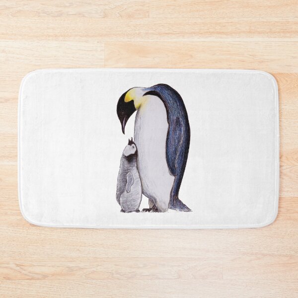 Item preview, Pair of Penguins Drawing Scribble designed and sold by ArtyOrca.