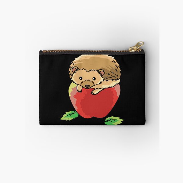 Item preview, cute hedgehog with apple designed and sold by the-animal-dude.