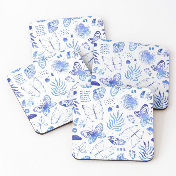 Item preview, Blue butterflies designed and sold by skorobogatova.