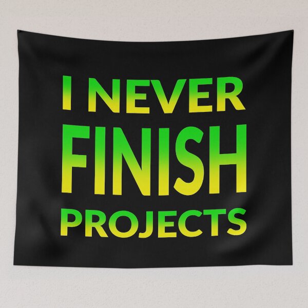 Item preview, INFP - I Never Finish Projects designed and sold by ojdart.