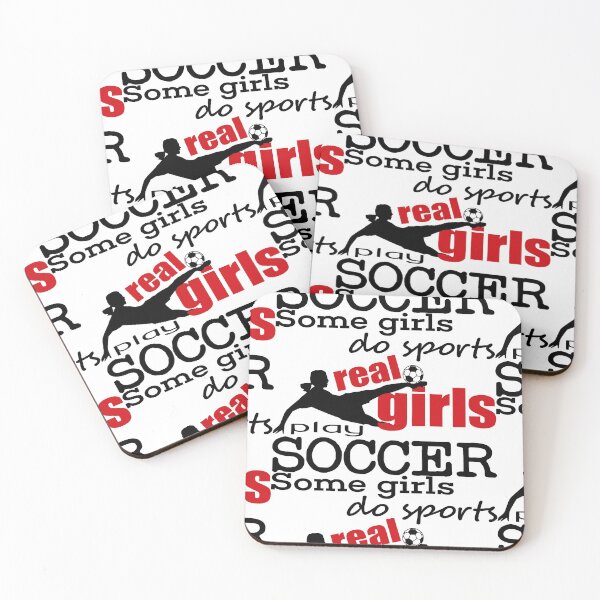 Item preview, Real girls play soccer! designed and sold by kolebridesign.