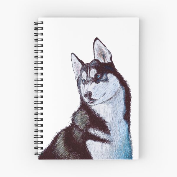 Item preview, Siberian Husky Scribble designed and sold by ArtyOrca.