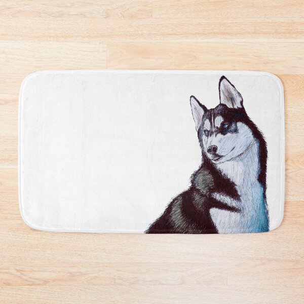 Item preview, Siberian Husky Scribble designed and sold by ArtyOrca.