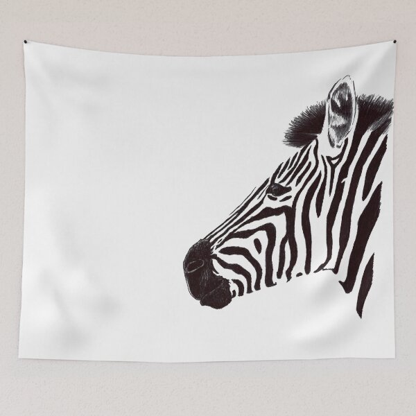 Item preview, Zebra Drawing Scribble designed and sold by ArtyOrca.