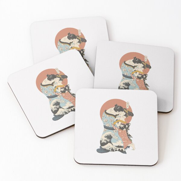 Item preview, The Kiss Ukiyo-e designed and sold by vincenttrinidad.