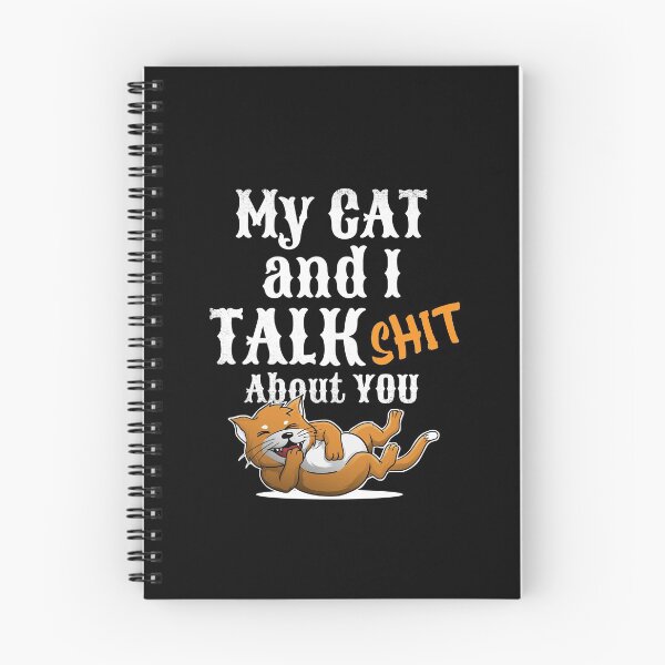 Item preview, My Cat And I Talk Shit About You - Funny Cat Lover designed and sold by Captain Mood.