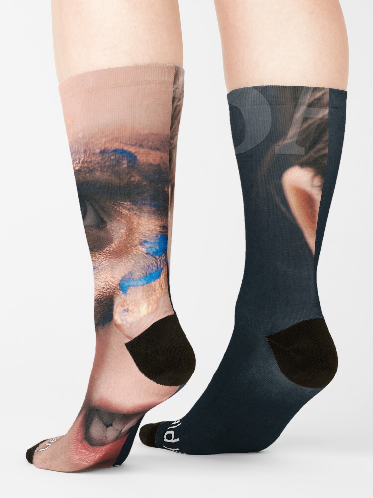 Alternate view of Would You Rather Be An Unknown Superhero or a Famous Villain Socks