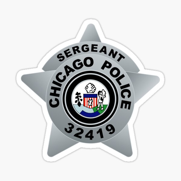 CPD Chicago Sergeant Police Badge Replica Movie Props With, 46% OFF