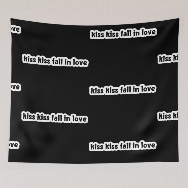 Item preview, kiss kiss fall in love Popular Meme Speech designed and sold by mekx.