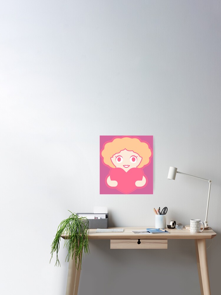 Cute Girl Valentine Creative Gift Ideas To Surprise Your Partner Happy Valentine S Day Poster By Alina Corina Redbubble