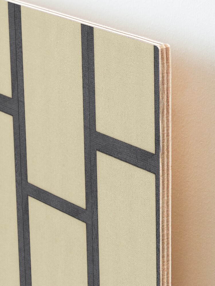 Alternate view of Tatami Mounted Print