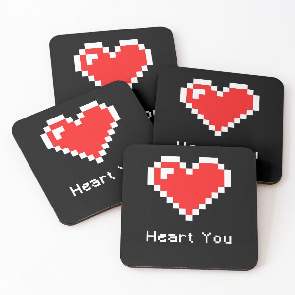 Item preview, Valentines Gamer Pixel Heart You! (white variant) designed and sold by GRDNT.