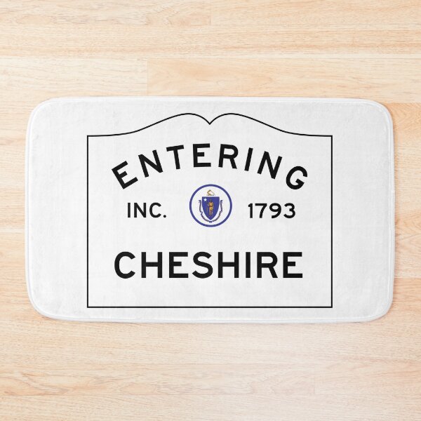 Item preview, Entering Cheshire Massachusetts - Commonwealth of Massachusetts Road Sign  designed and sold by NewNomads.