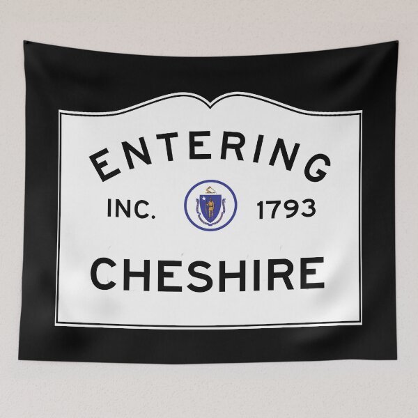 Item preview, Entering Cheshire Massachusetts - Commonwealth of Massachusetts Road Sign  designed and sold by NewNomads.