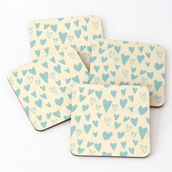 Artikelvorschau, Valentines Cute Hearts Pearl-Blue #Valentines entworfen und verkauft von susycosta.