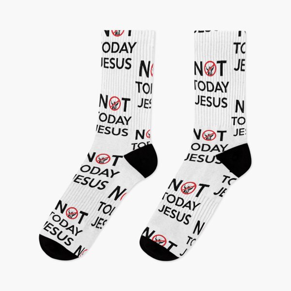 Item preview, Not Today Jesus designed and sold by artpirate.