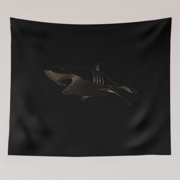Item preview, Great White Shark Retro Style - Love Shark- Wildlife Rescue - Animal Love  designed and sold by MagicBoutique.