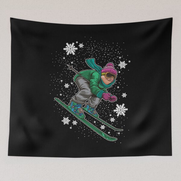 Item preview, Cool Skiing Pig - Apres Ski - Winter Snow Mountain designed and sold by anziehend.