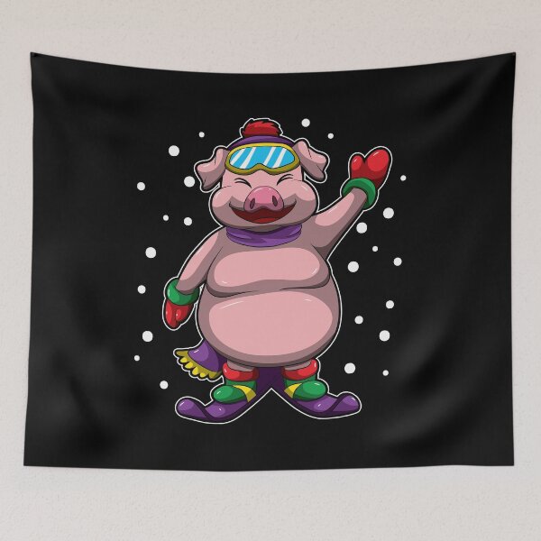 Item preview, Skiing Pig - Apres Ski Lodge Outfit designed and sold by anziehend.