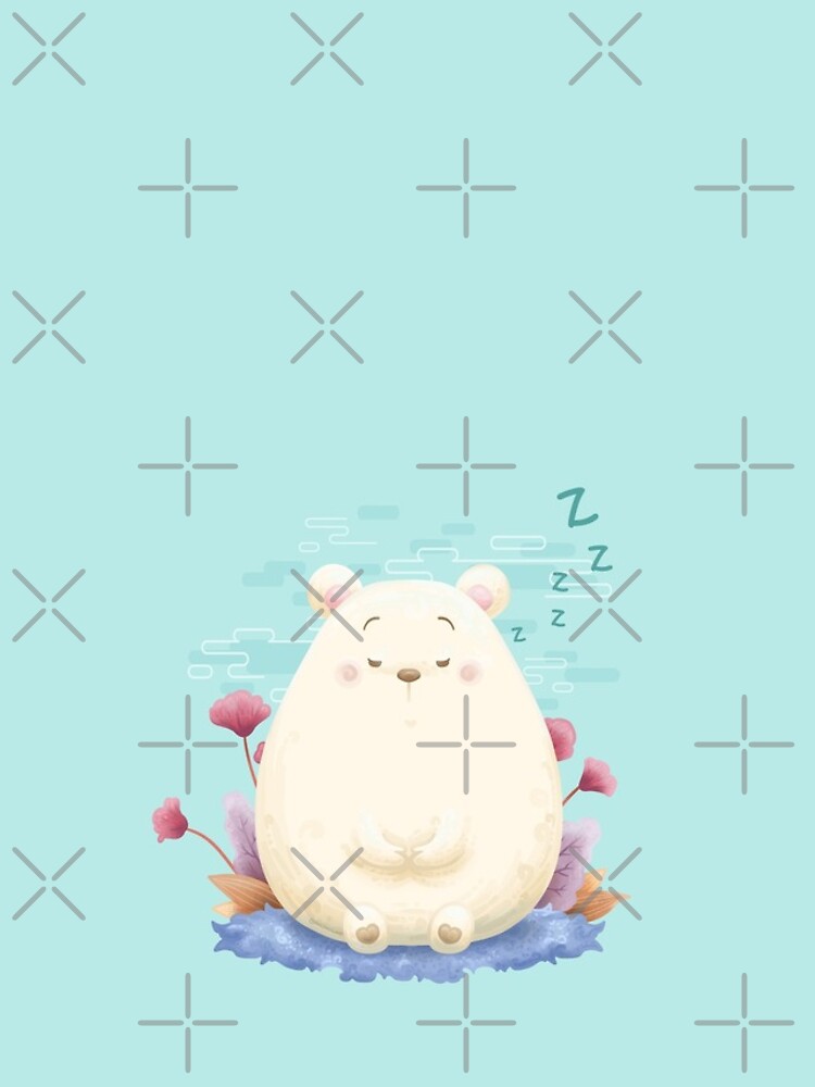 Sleeping meditation bear by Khotekmei