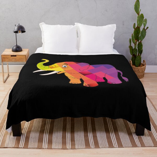 Item preview, Elephant animal elephant colorful wildlife gift designed and sold by redshirtz.