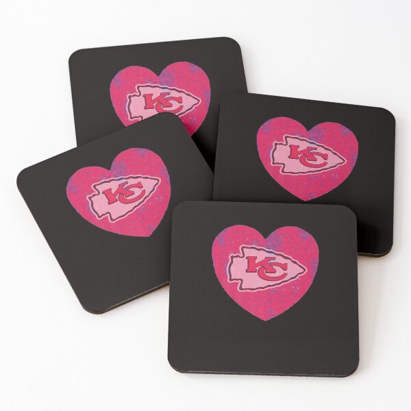 Kansass Kc City Chief Fan Kc Gift Premium T shirt Coasters (Set of 4)