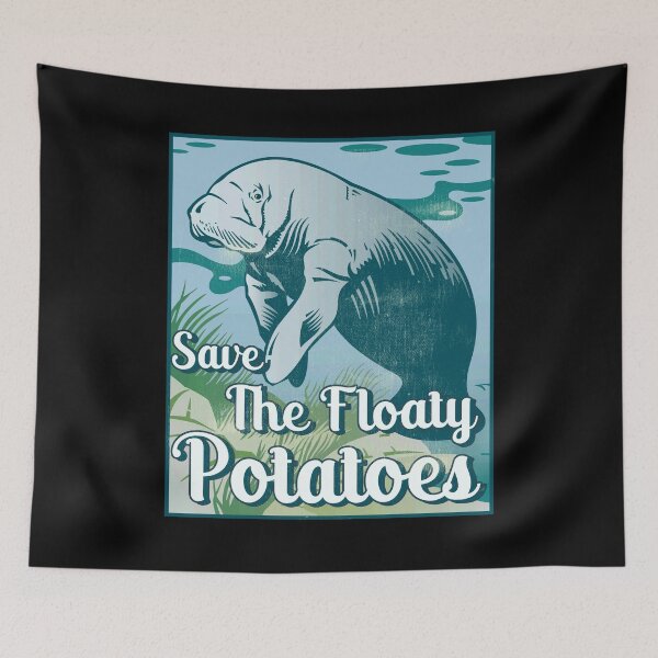 Item preview, Inspirational Gifts - Save The Manatee Gift - Save The Floaty Potatoes - Sea Cow designed and sold by kntranhoang.
