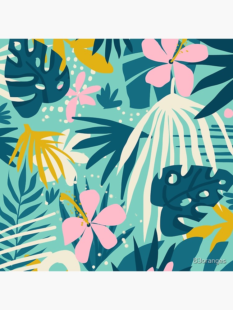 Not All Those Who Wander Are Lost #painting #tropical by 83oranges