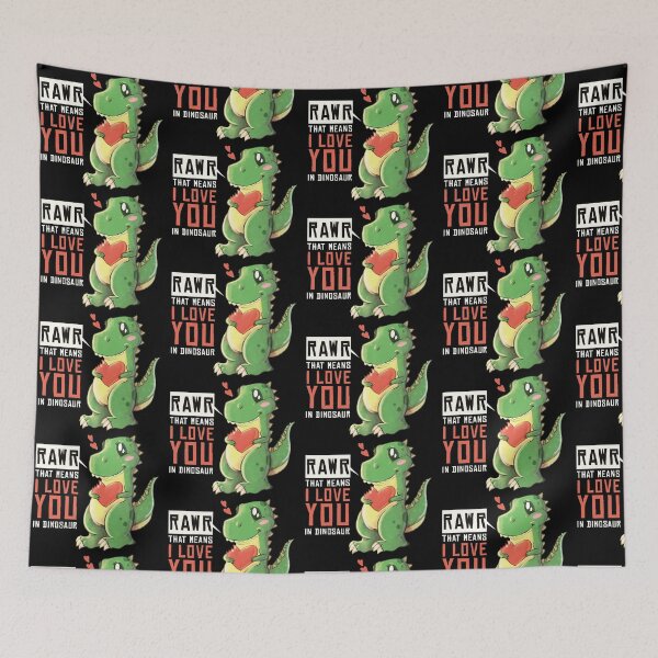 Item preview, Rawr. That Means I Love You in Dinosaur, Funny Valentine for Dinosaur Lovers, Dinosaur Lover Birthday Gift designed and sold by fatamyfan1.