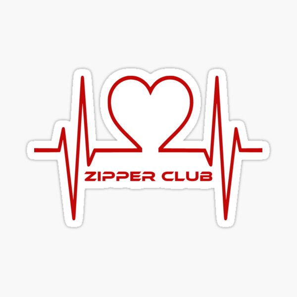 Download Heart Surgery Zipper Club Small Logo Sticker By Asddude Redbubble