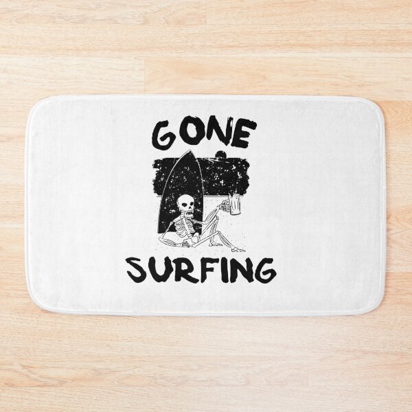 Item preview, Gone Surfing | Skull and Bones Illustration designed and sold by modernzen.