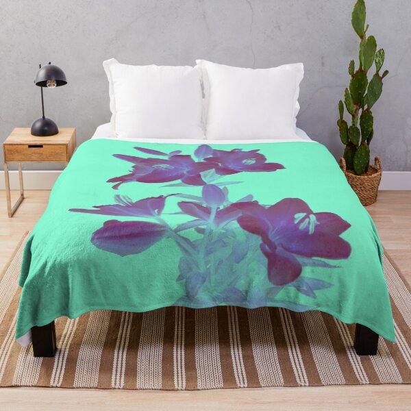 Item preview, Lillies on AquaMenthe coloured background designed and sold by Alternative Perspectives.