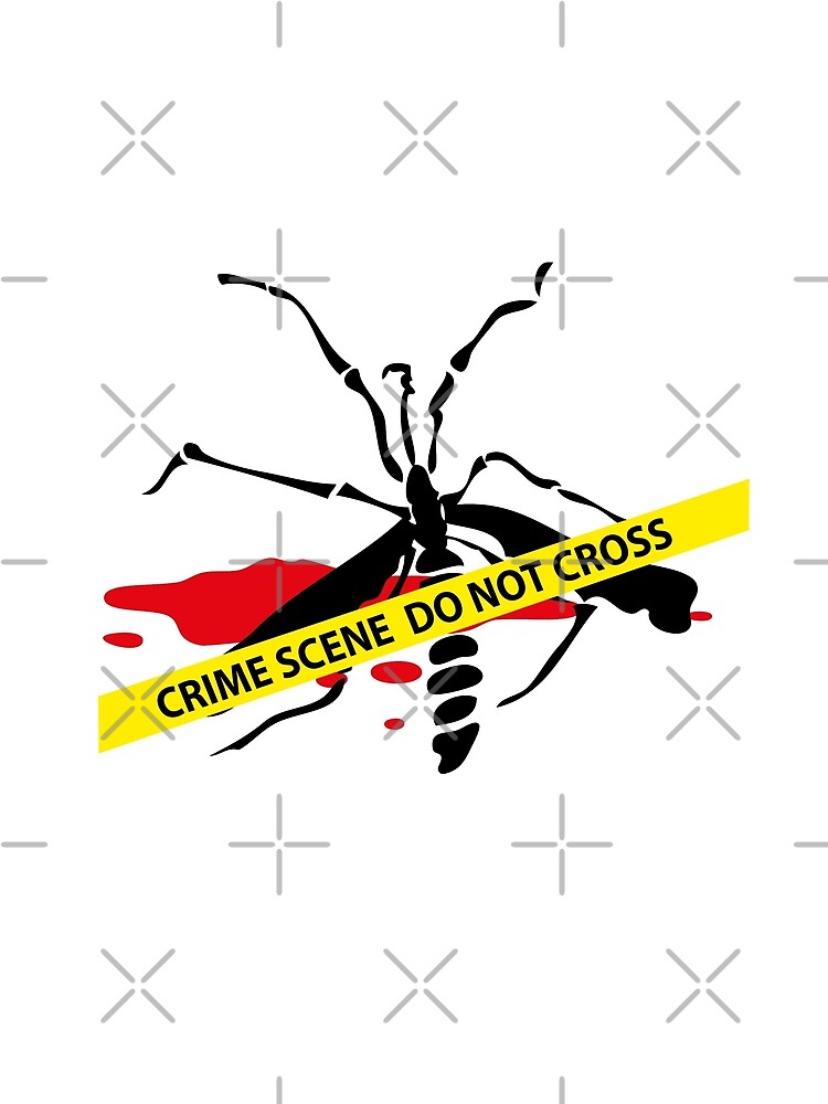 Crime scene mosquito by cglightNing