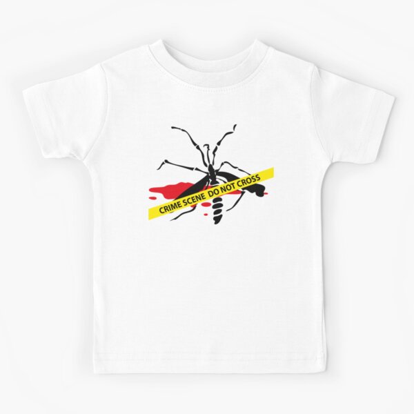 Crime scene mosquito Kids T-Shirt