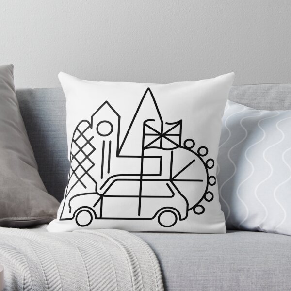 scBC Mini Skyscape Large Throw Pillow