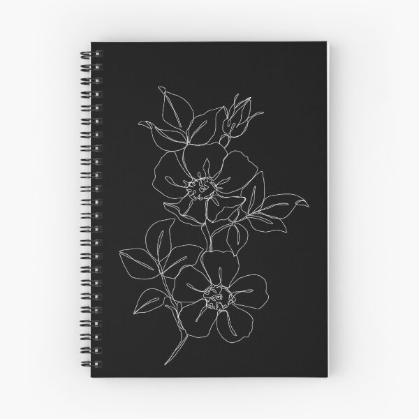 Item preview, Ilustración floral botánica - Rose Black designed and sold by TheColourStudy.