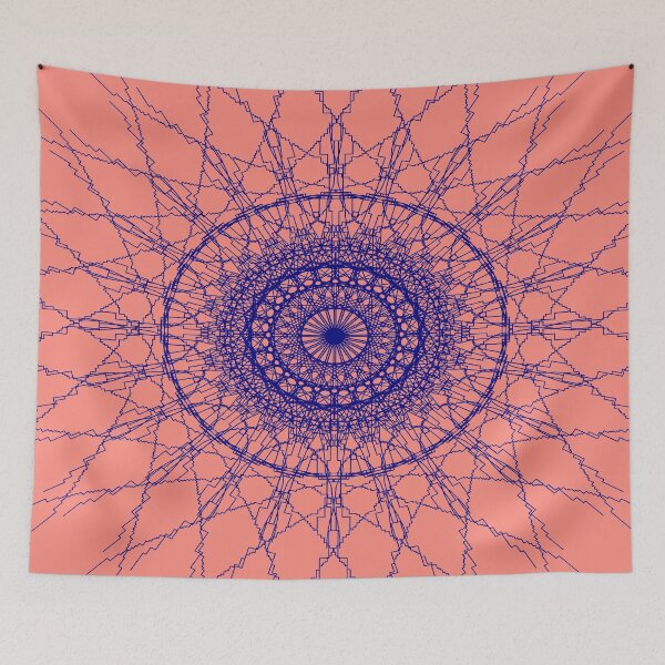 Item preview, Purple Web Mandala Pattern designed and sold by LJWDesigns.
