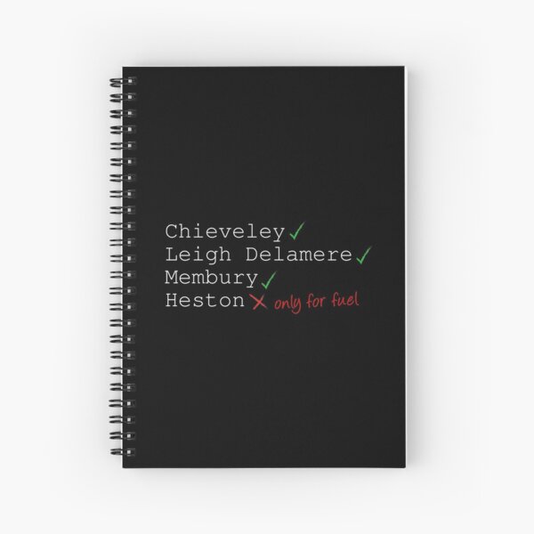 M4 Services | Gavin and Stacey Christmas Special | Style 3 | White Print Spiral Notebook