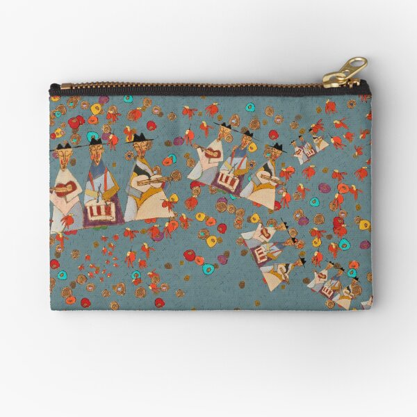 rEVOLution of Joy: Musical Monks Zipper Pouch
