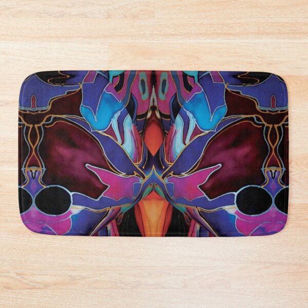 Item preview, ABSTRACT ORGANIC VIOLET & BLUE PATTERN designed and sold by ARTbubble.