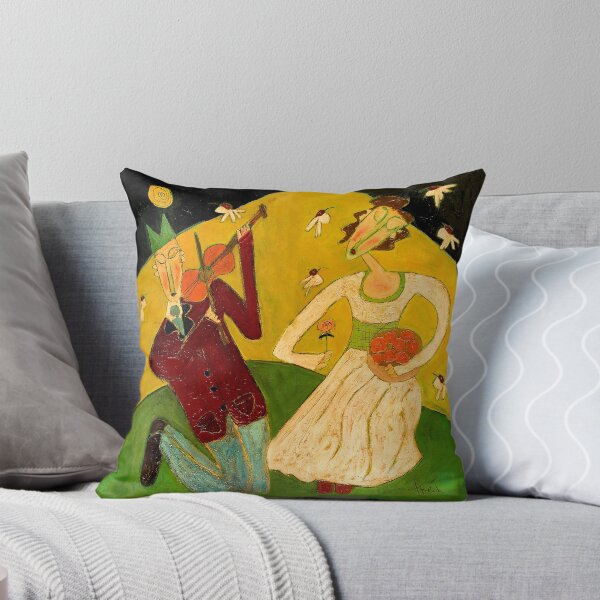 Wedding Couple Throw Pillow