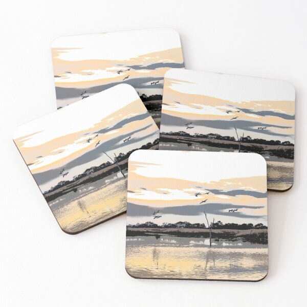 Item preview, Pelicans at sunset designed and sold by KimHSinclair.