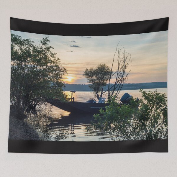 Item preview, Sunrise Over The Fishing Boat designed and sold by mljdwhite.