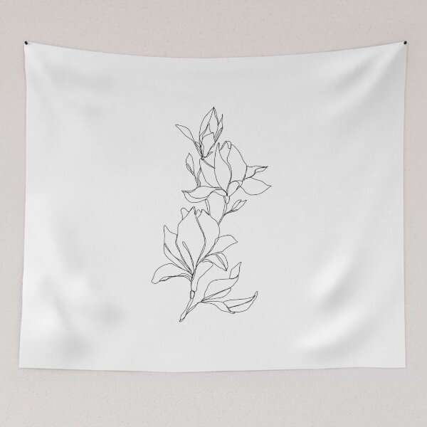 Item preview, Botanical floral illustration - Magnolia designed and sold by TheColourStudy.
