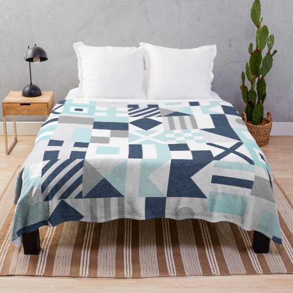 Item preview, Nautical Flags - maritime blue designed and sold by littlearrow.